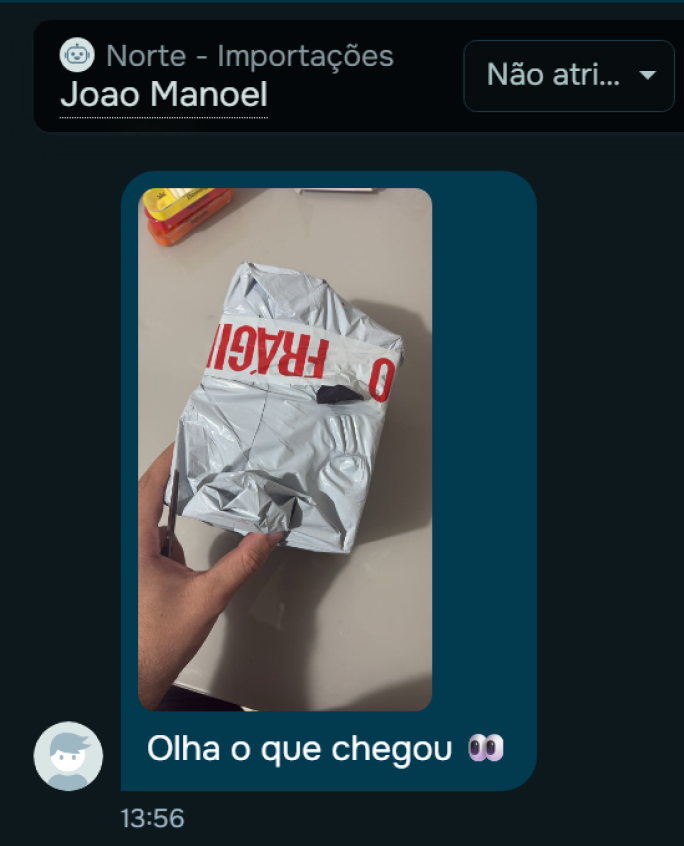 Print de depoimento de cliente Norte